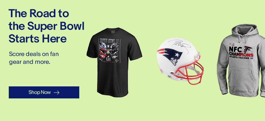 The road to the Super Bowl starts here - Shop now